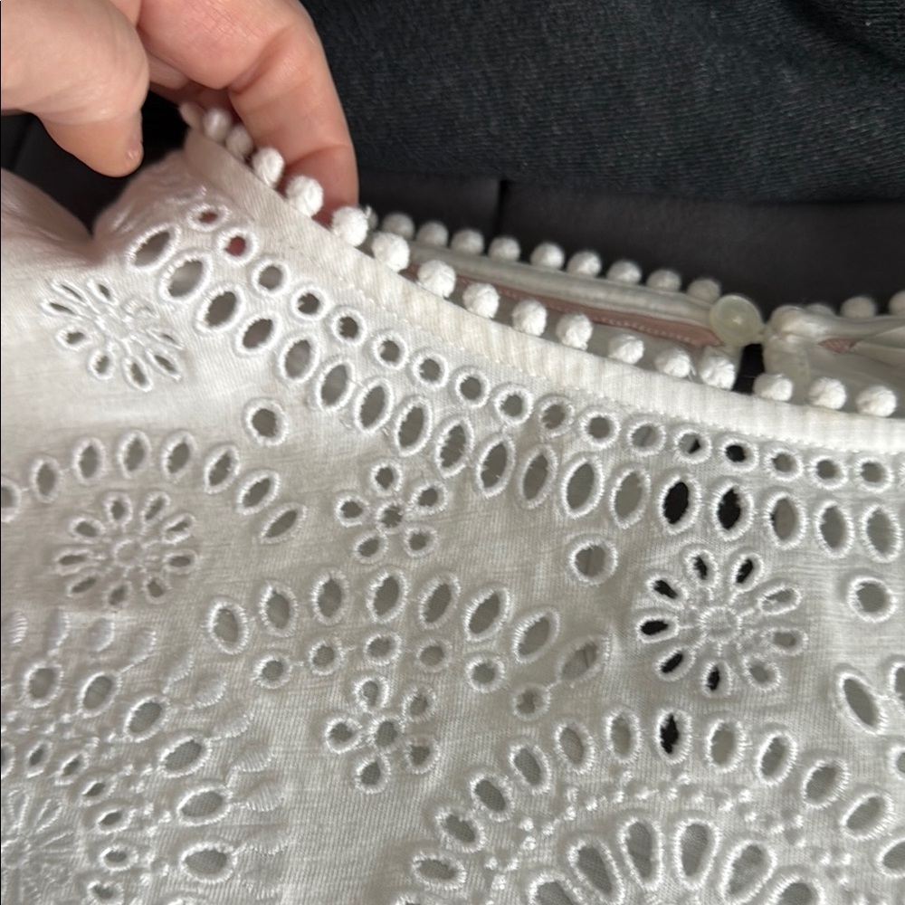 Boden Cutwork Versatile Jersey T Shirt Dress - Picture 6 of 7